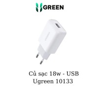 Củ sạc nhanh 18W chuẩn USB hỗ trợ QC 3.0 Ugreen 10133